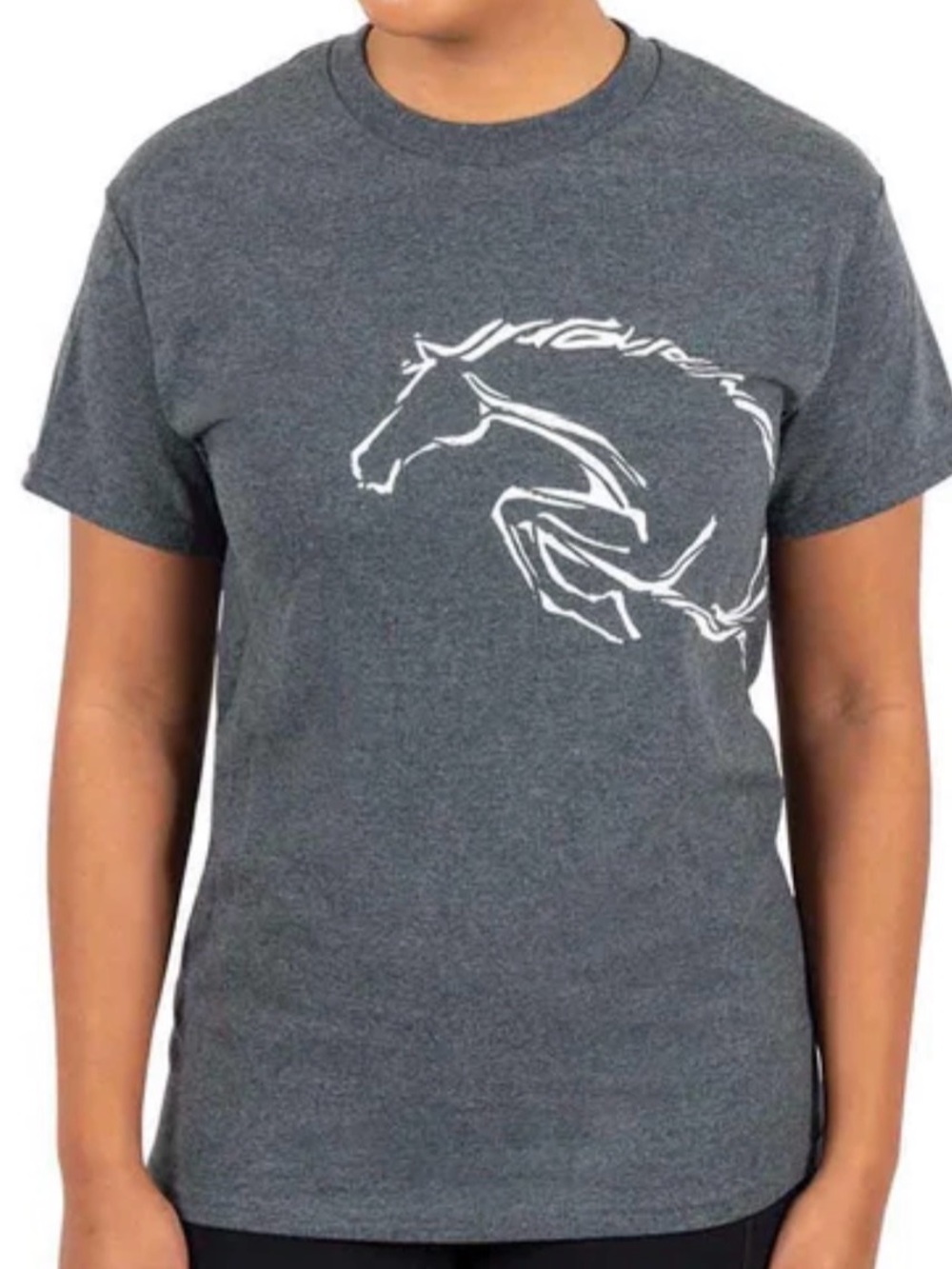 Aerion Heather Gray Horse Graphic Tee